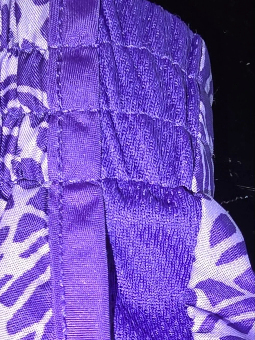 Champion Purple Floral Print Girls Shorts Size 6/6X